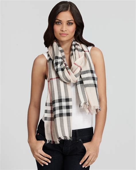 burberry gauze scarf